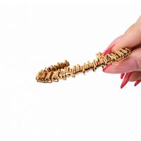 بنگل پیانویی آبکاری رادیوم طلایی و نقره‌ای طرح ۱